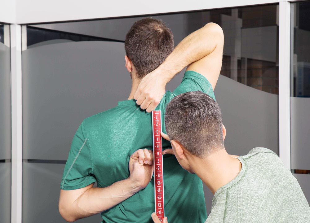 Functional Movement Assessment with a ruler