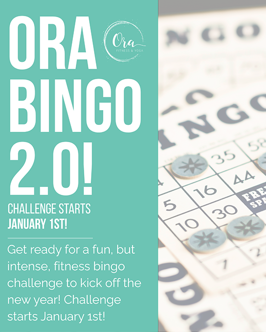 Ora fitness & yoga bingo challenge