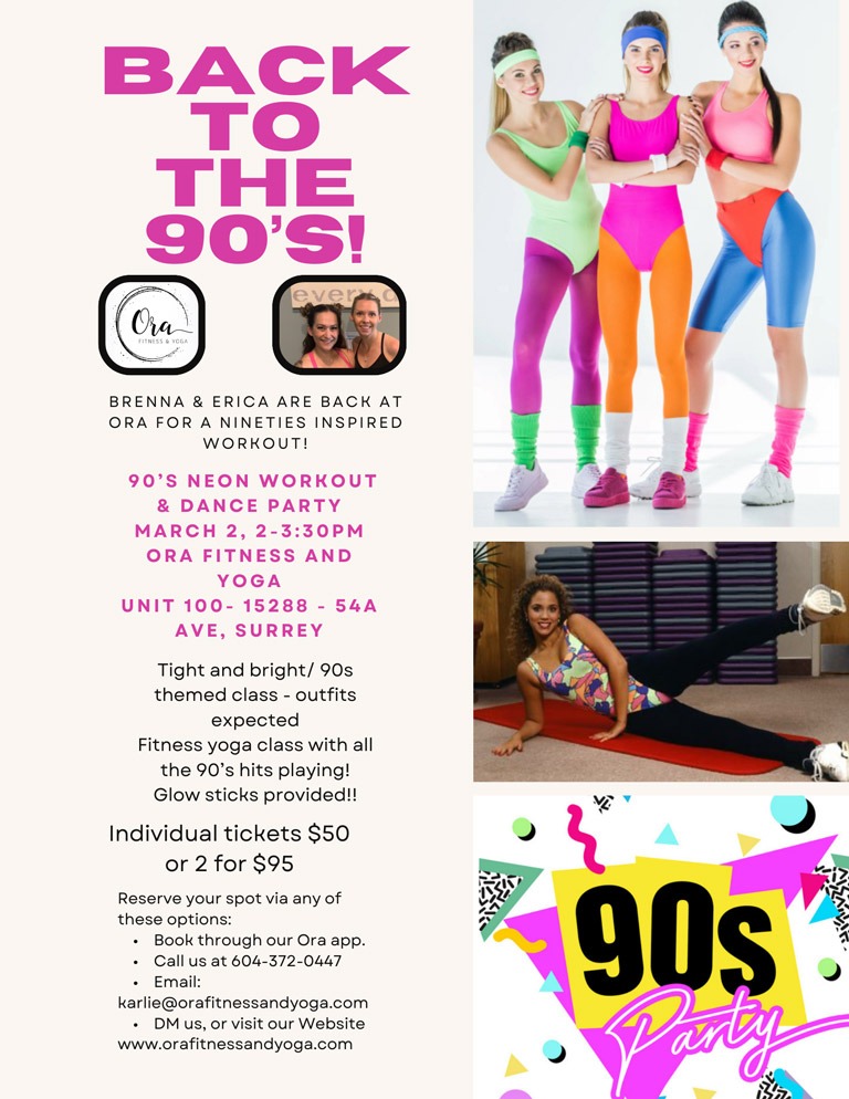 ora fitness back to the 90's
