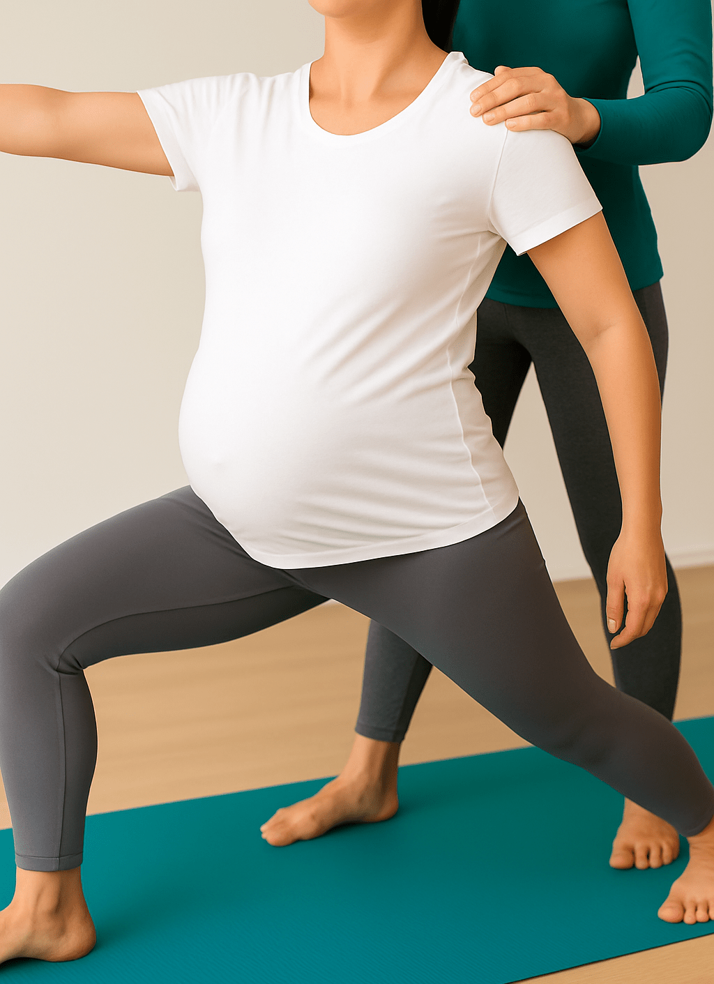 Prenatal Yoga Prenatal Yoga with Instructor assistance