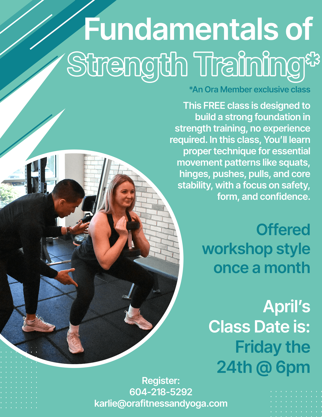 Fundamentals of Strength Training Class