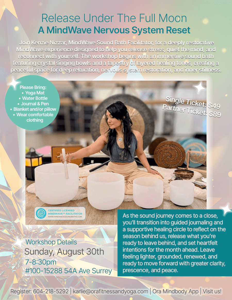 August Kenzie Full Moon Class Poster Kenzie august full moon nervous system reset