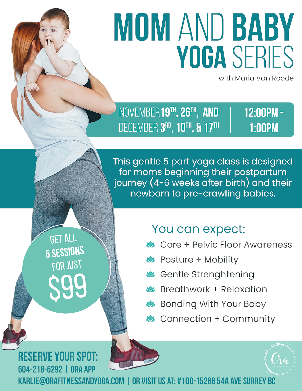 Mom and Baby Yoga