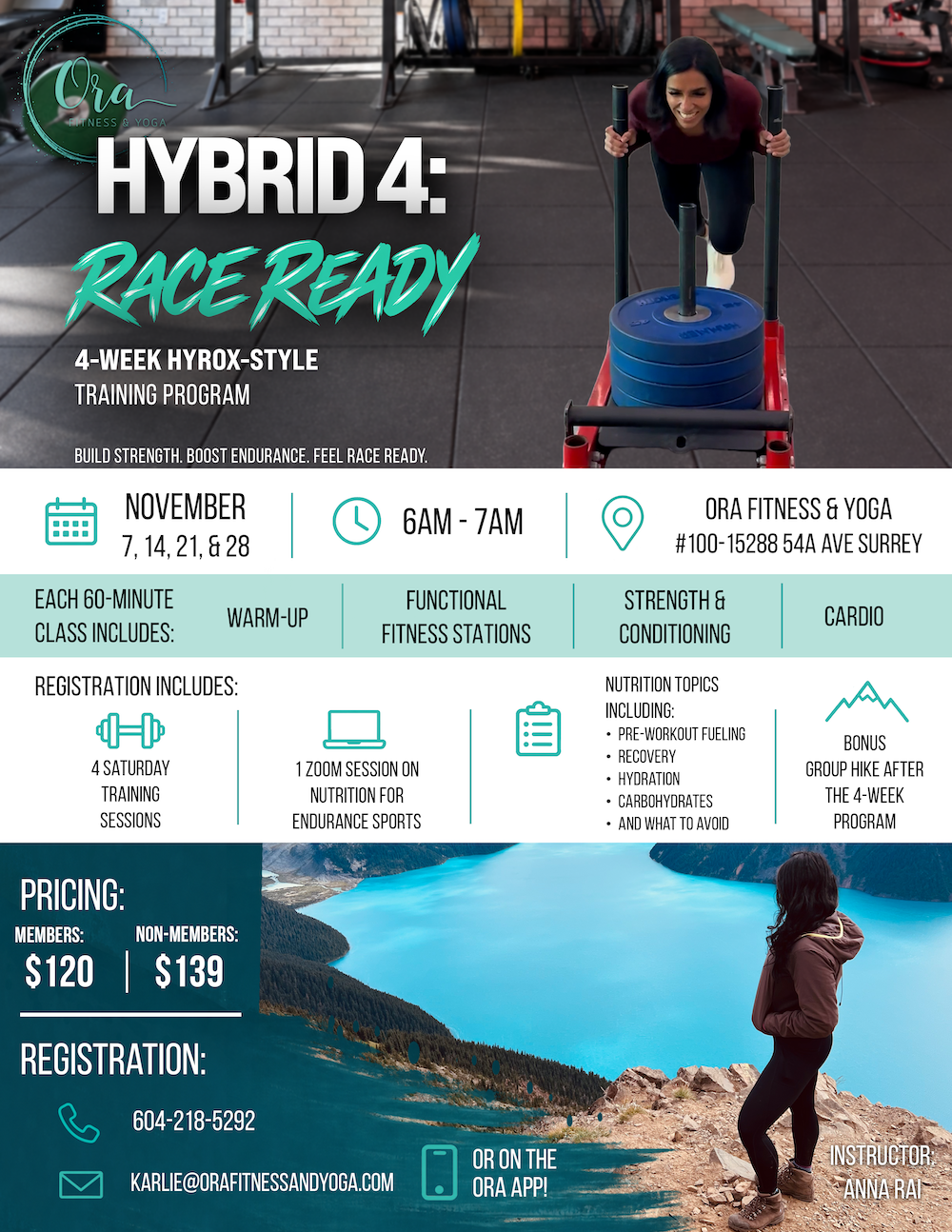 hyrox style 4 week training program workshop